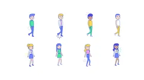 卡通人物漫画儿童儿童儿童教育