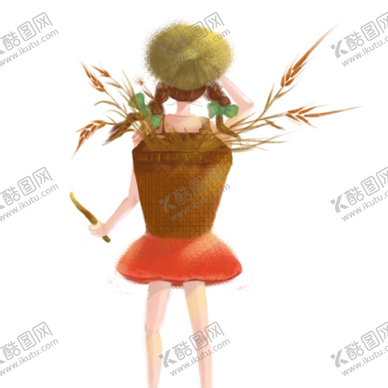 编号：98004105121818073168【酷图网】源文件下载-水彩手绘女孩