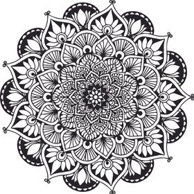 曼陀罗花纹