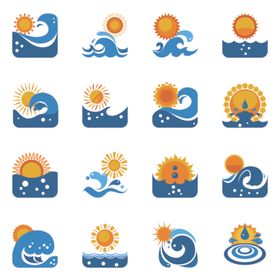 海浪太阳