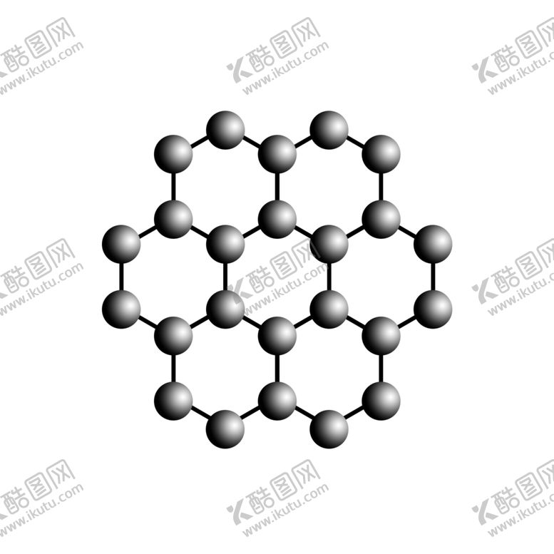 编号：84703707012348466158【酷图网】源文件下载-石墨分子结构