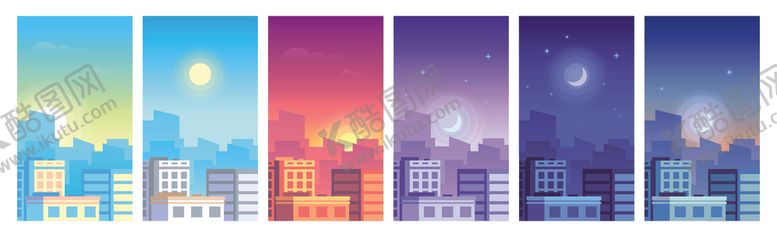 编号：11452404030922023372【酷图网】源文件下载-卡通城市背景