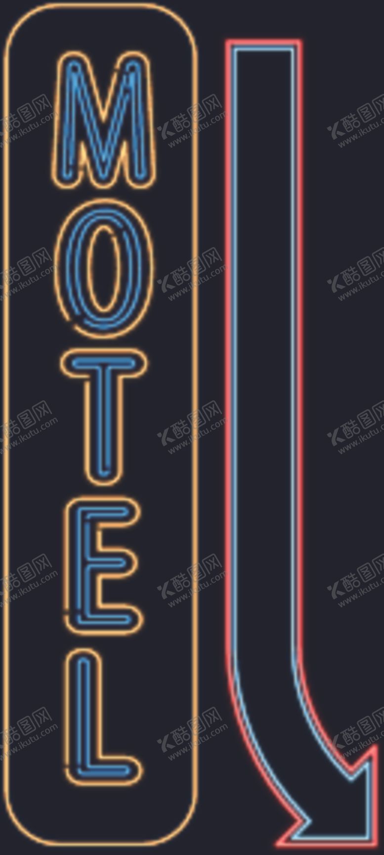 编号：69285210051737212172【酷图网】源文件下载-霓虹灯箭头