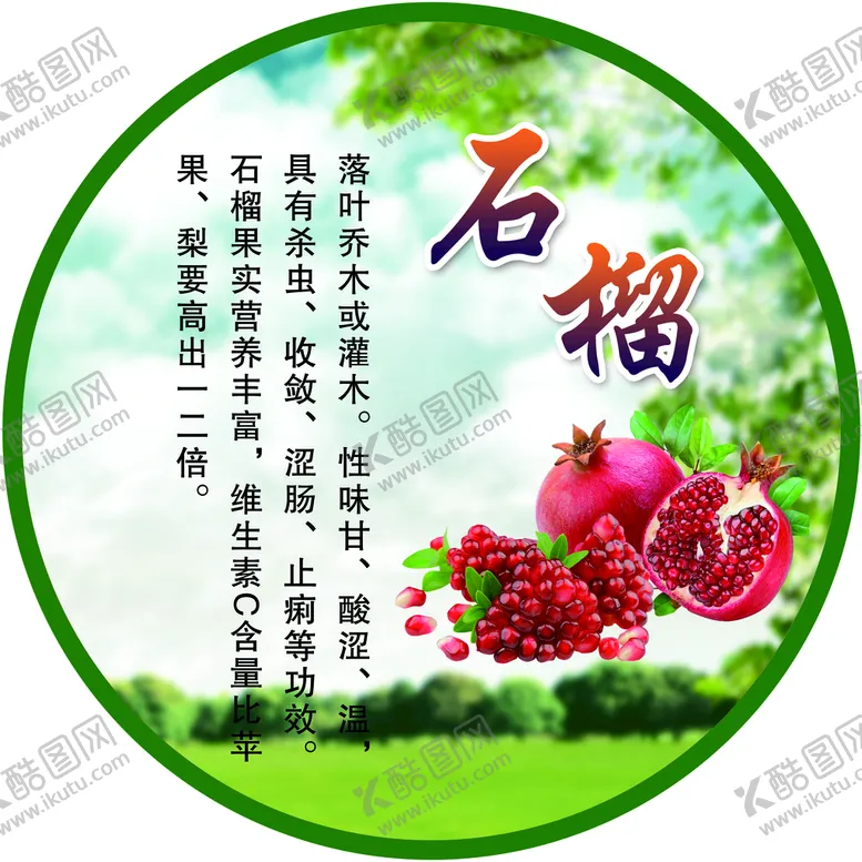编号：42695709251335345803【酷图网】源文件下载-石榴