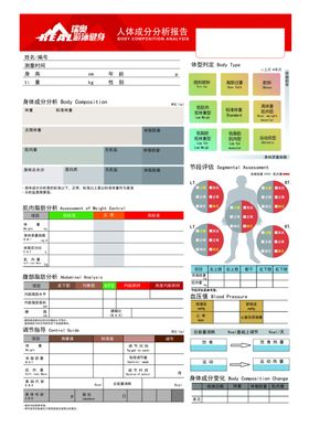 健身体侧表