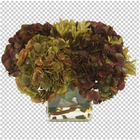 免抠图桌花摆件透明底花艺