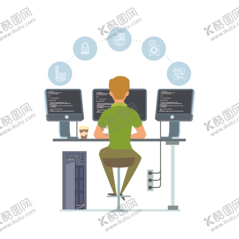 编号：22790403100736531543【酷图网】源文件下载-软件开发人员素材
