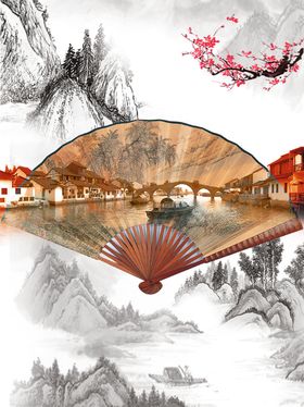 现代简约装饰中式工业画麋鹿玄关