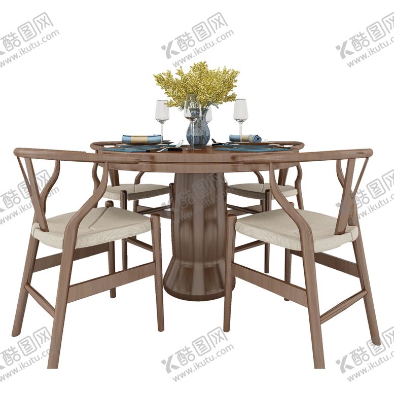 编号：47138510300221152591【酷图网】源文件下载-餐桌家居装饰简约海报素材