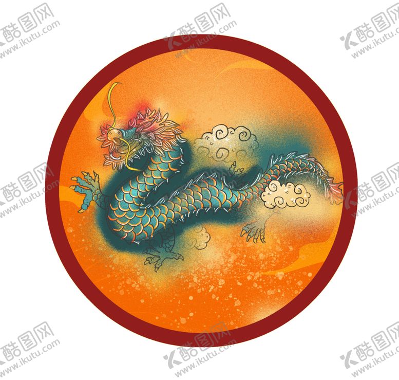 编号：72770202170141022738【酷图网】源文件下载-龙凤纹