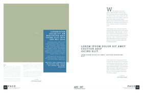 英文画册 简约艺术 ART
