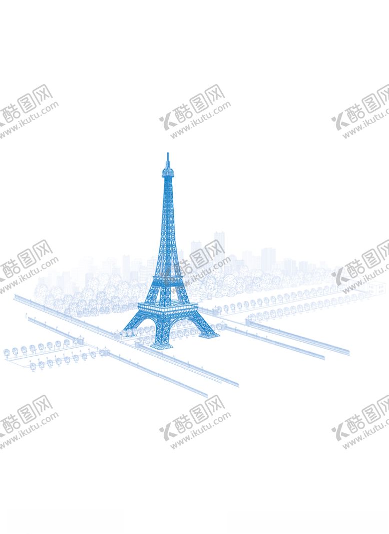 编号：33786710311709087187【酷图网】源文件下载-巴黎铁塔