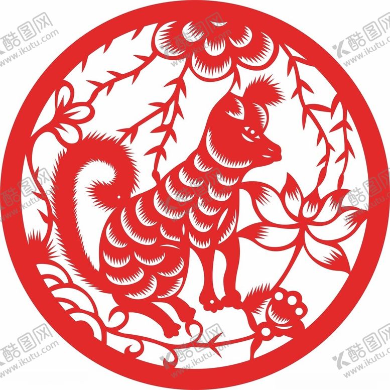 编号：64734202280122135717【酷图网】源文件下载-矢量小狗