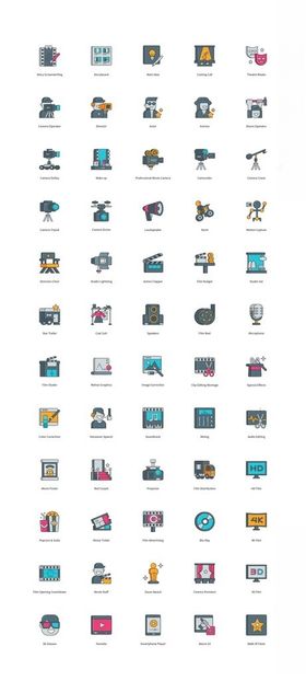 电影戏剧戏曲多媒体拍戏图标