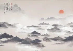国画山水展山水山水图山水风景