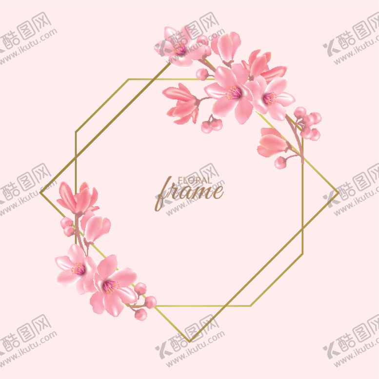 编号：22289309250119219740【酷图网】源文件下载-欧式花朵手绘矢量几何