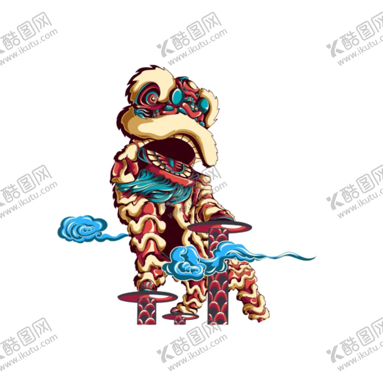 编号：24142702120851518828【酷图网】源文件下载-舞狮