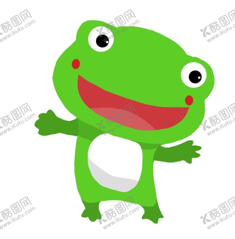 编号：83961705020019228940【酷图网】源文件下载-可爱的绿色小青蛙