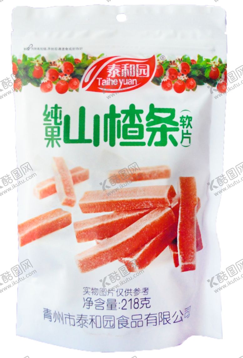 编号：61924404211309124352【酷图网】源文件下载-泰和园山楂条外包装正面免扣素材