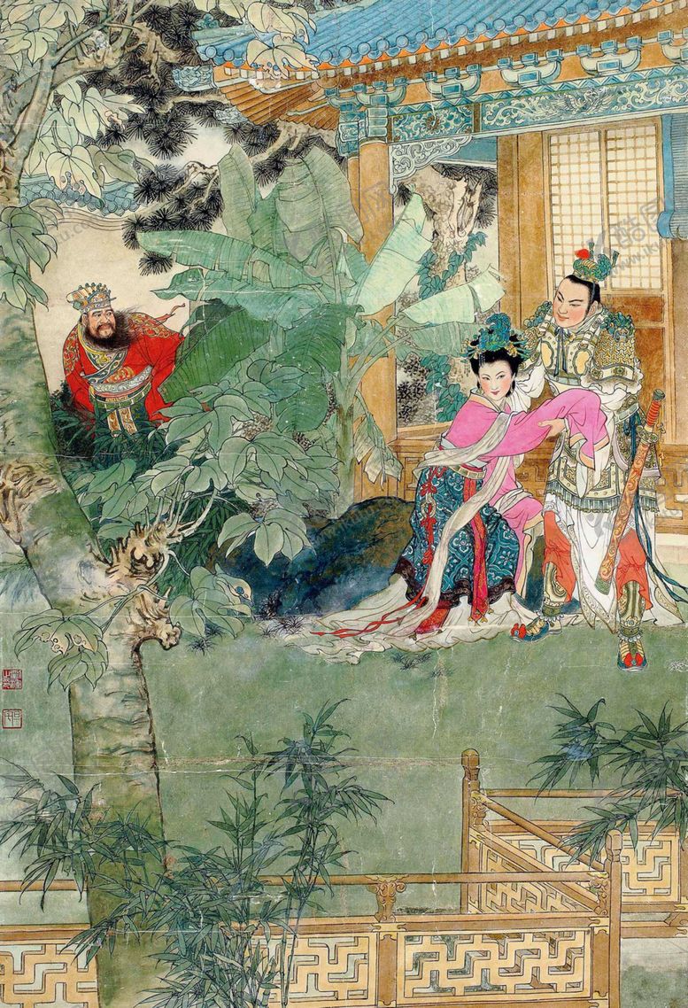 编号：90585409280233445062【酷图网】源文件下载-刘旦宅国画