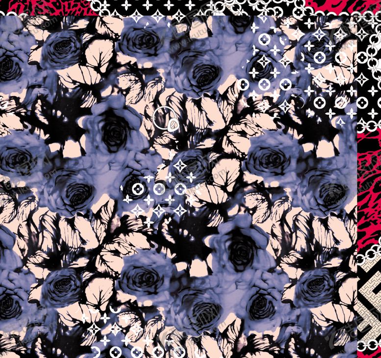 编号：64269910102209418662【酷图网】源文件下载-链条裴乐裴乐lv叶子玫瑰花