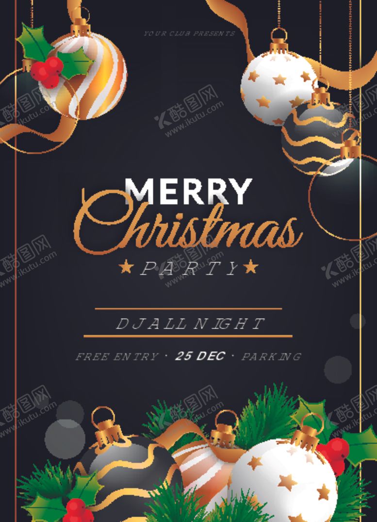 编号：54634609210818482386【酷图网】源文件下载-圣诞海报