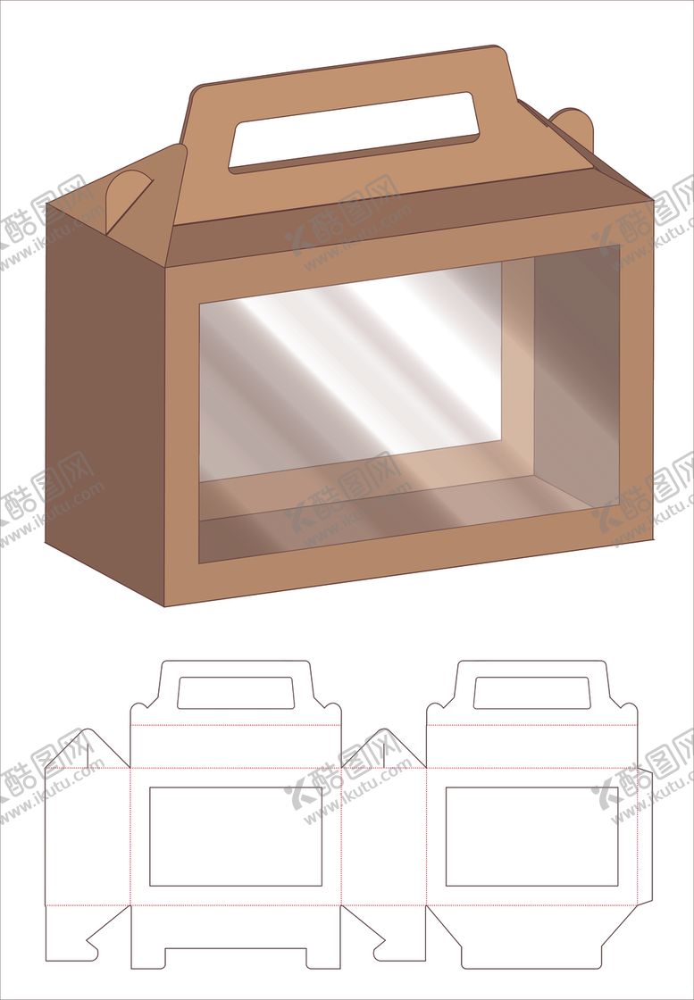编号：17712809110318092401【酷图网】源文件下载-纸质包装盒刀模设计图