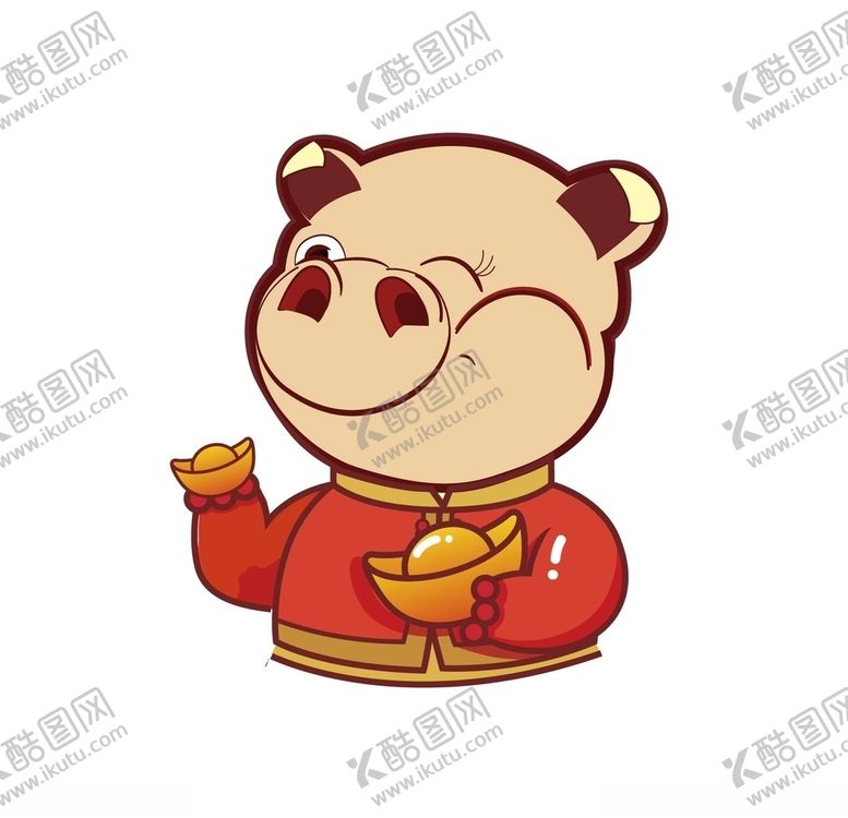 编号：40820307040108466902【酷图网】源文件下载-卡通猪