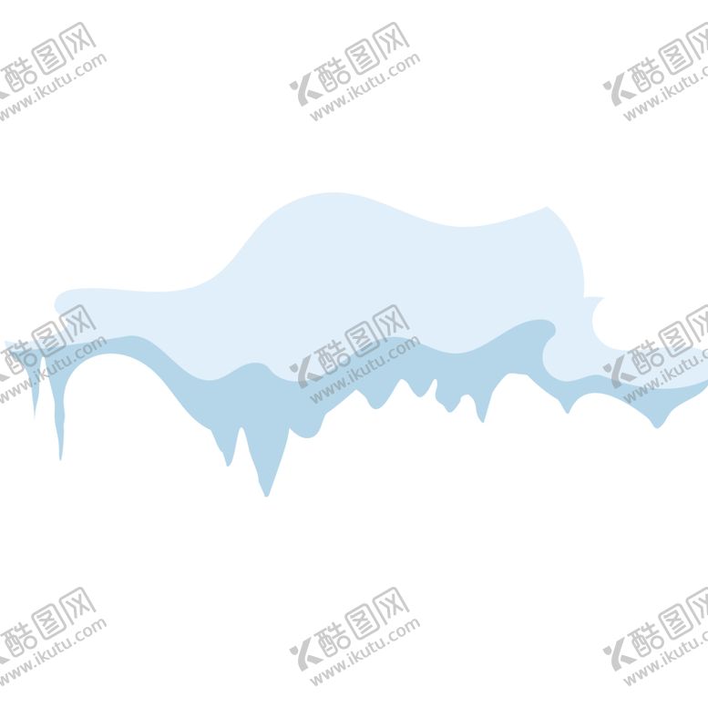 编号：76286002130304215967【酷图网】源文件下载-冻结的冰雪矢量插画