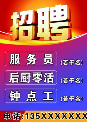 招聘服务员