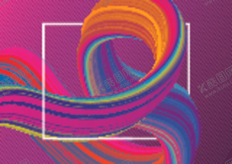编号：78113310042144199636【酷图网】源文件下载-彩色流体背景