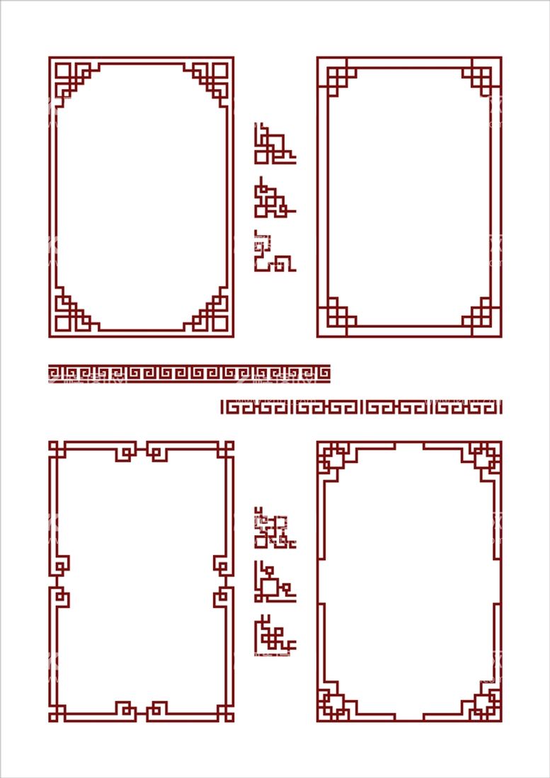 编号：43046310151417518181【酷图网】源文件下载-古典传统边框图片