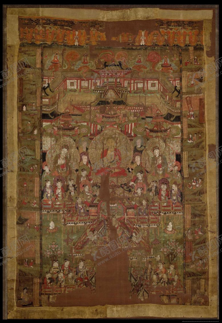 编号：35544609260950242531【酷图网】源文件下载-敦煌风格绘画图案