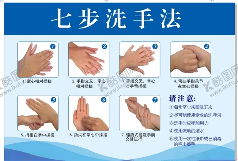 编号：78166604301657389411【酷图网】源文件下载-七步洗手法