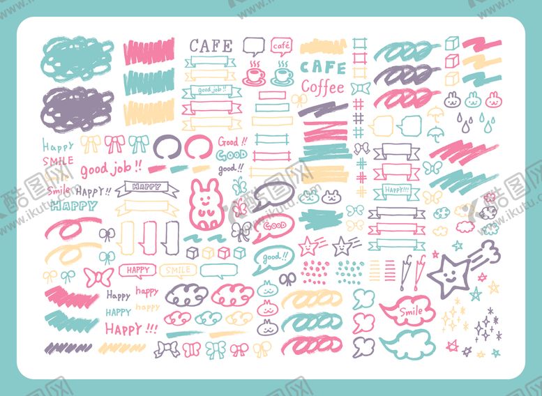 编号：47801509252328031492【酷图网】源文件下载-矢量手绘图案