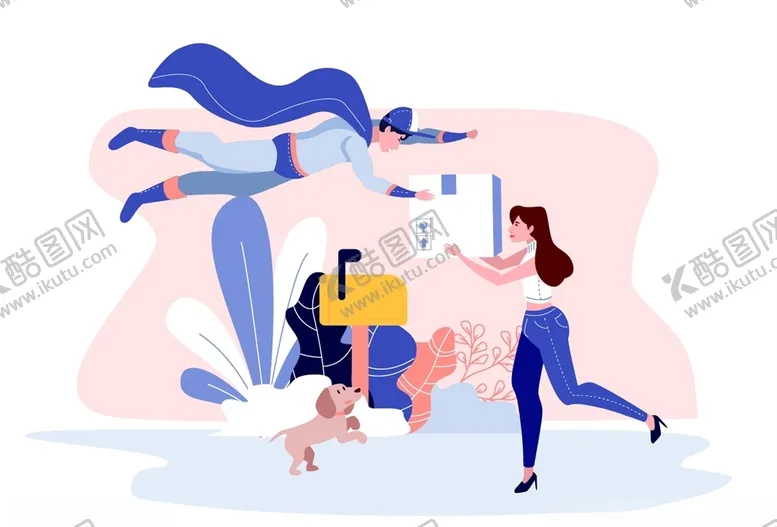 编号：62516509120920499999【酷图网】源文件下载-金融电商场景人物插画