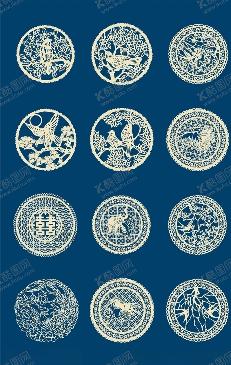 编号：75396305090834391309【酷图网】源文件下载-中国风古典花纹边框素材