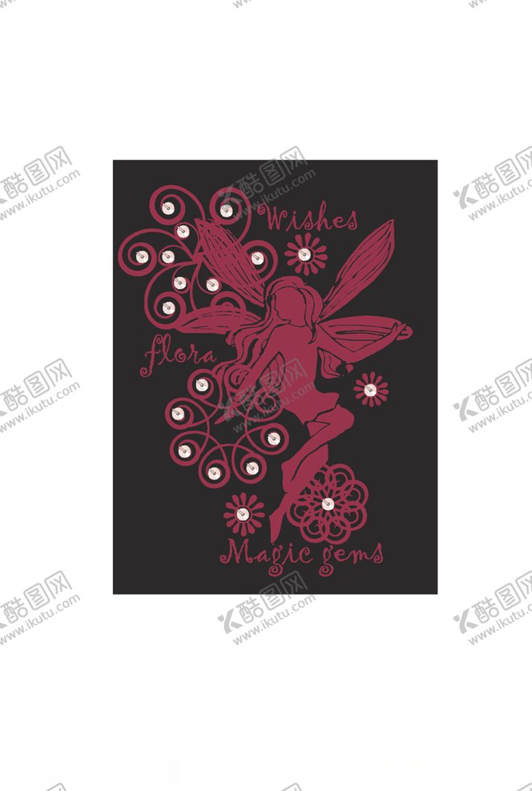 编号：17281910290345525673【酷图网】源文件下载-女装人物印花