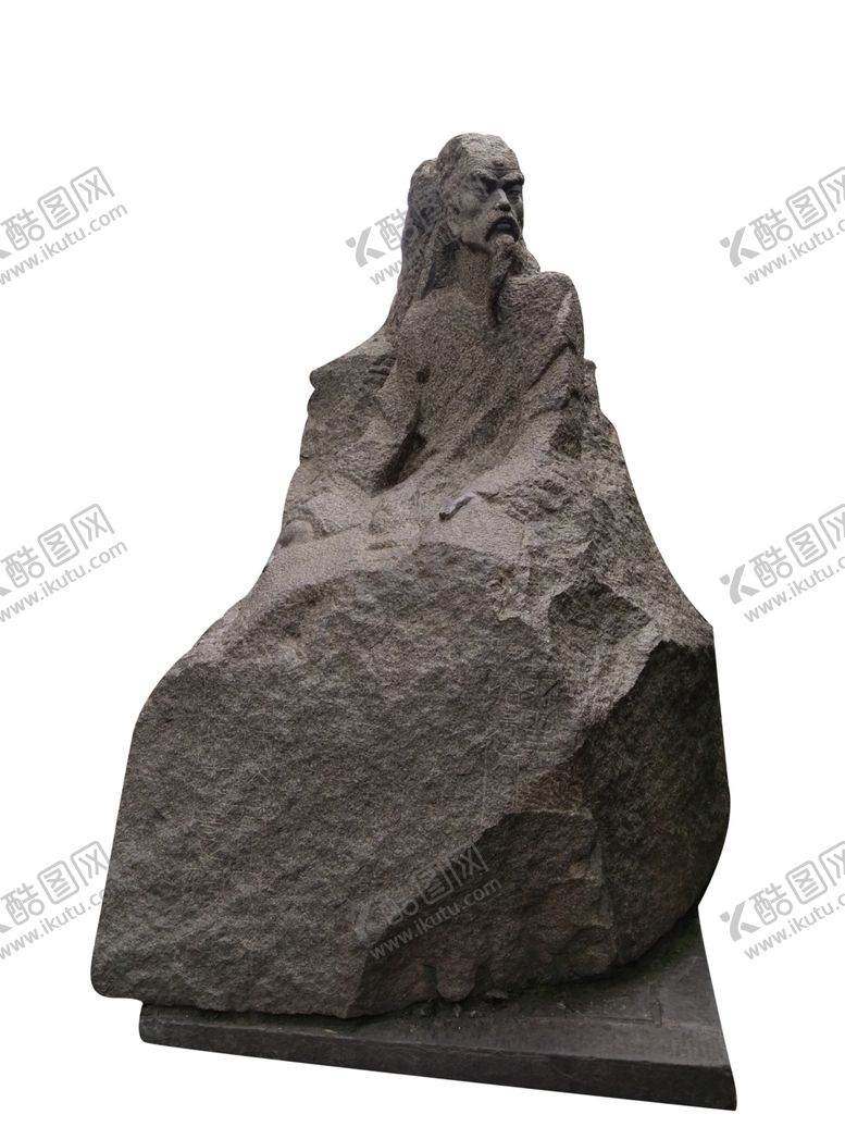 编号：65360407121550389458【酷图网】源文件下载-杜甫雕塑雕像诗圣杜甫雕