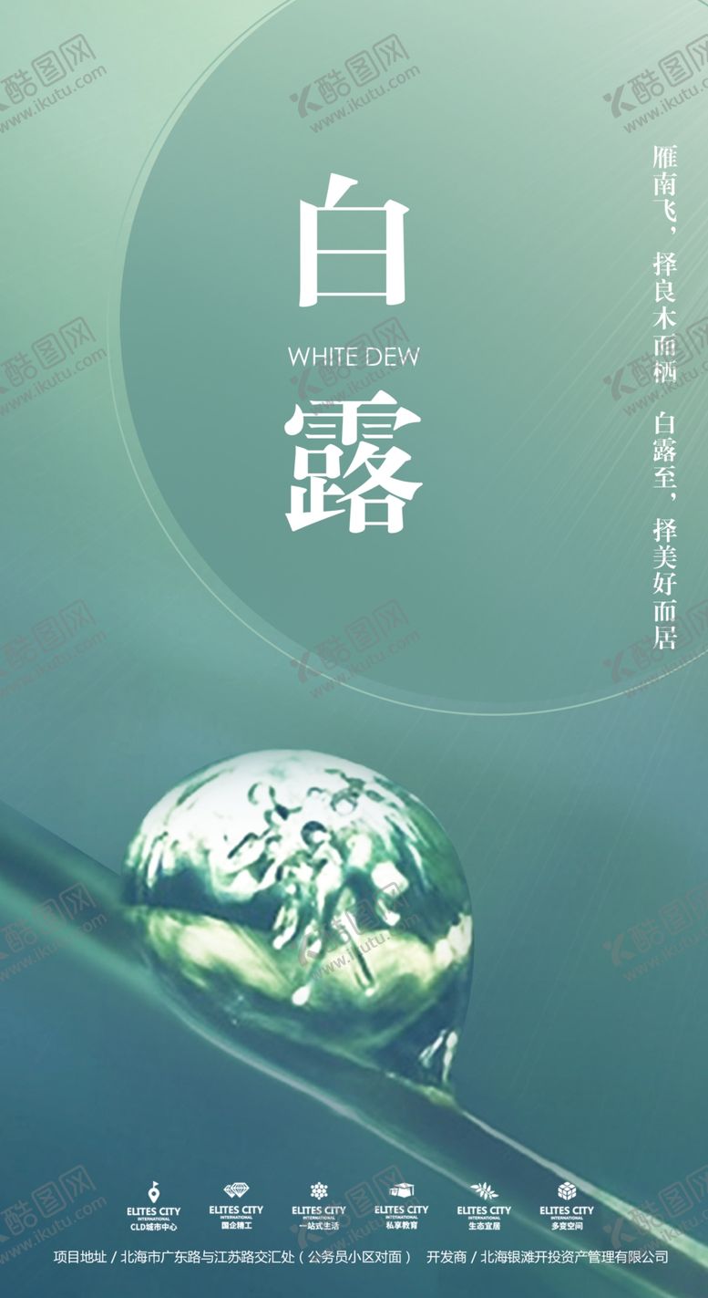 编号：95795705160401563222【酷图网】源文件下载-白露海报