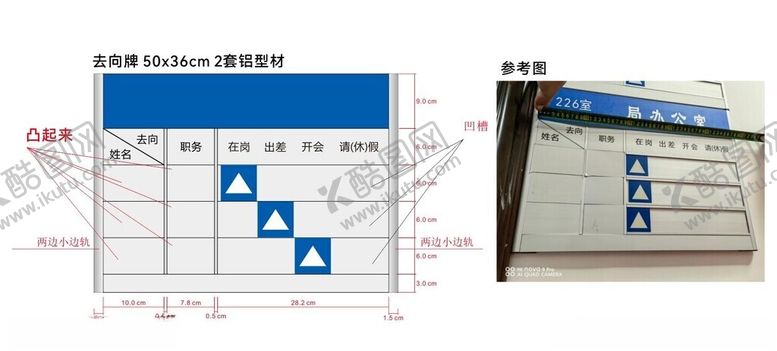 编号：40281103070029227247【酷图网】源文件下载-去向牌