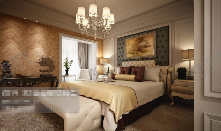 编号：57837710051623104030【酷图网】源文件下载-卧室效果图