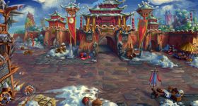 中国风大气插画场景