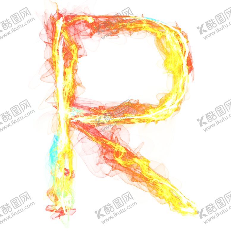 编号：35375207090422153132【酷图网】源文件下载-火焰文字字母R