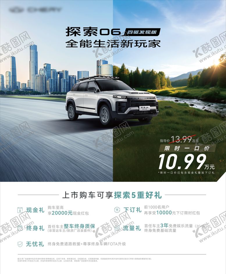 编号：36803602180224022075【酷图网】源文件下载-探索-四驱发现版广告海报