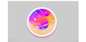 外太空星球插画