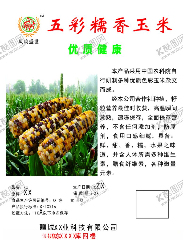 编号：61603607130747238885【酷图网】源文件下载-五彩玉米宣传图宣传页资料