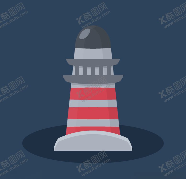 编号：19483906281555266434【酷图网】源文件下载-卡通灯塔