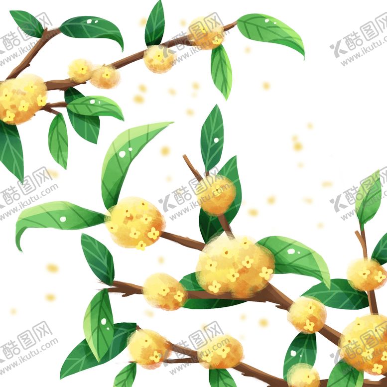 编号：55812910312301281569【酷图网】源文件下载-桂花  