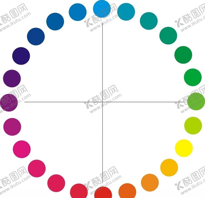 编号：92144204062140181330【酷图网】源文件下载-24色相环